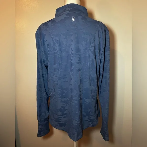 Spyder Women's Embossed Camo Full Zip Active Jacket XL - Picture 3 of 15